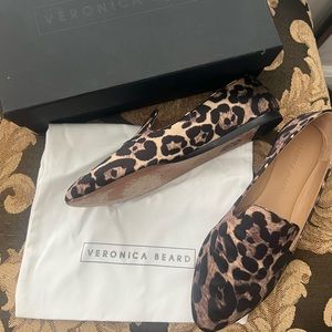 Veronica Beard leopard print loafer size 9.5